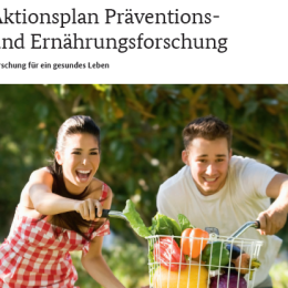 Aktionsplan "Präventions- und Ernährungsforschung" des BMBF