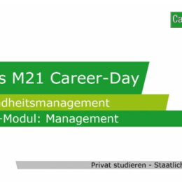 2. Career Day Gesundheitsmanagement am Campus M21 in München