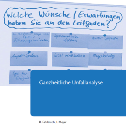 Leitfaden für KMU: Unfälle ganzheitlich analysieren