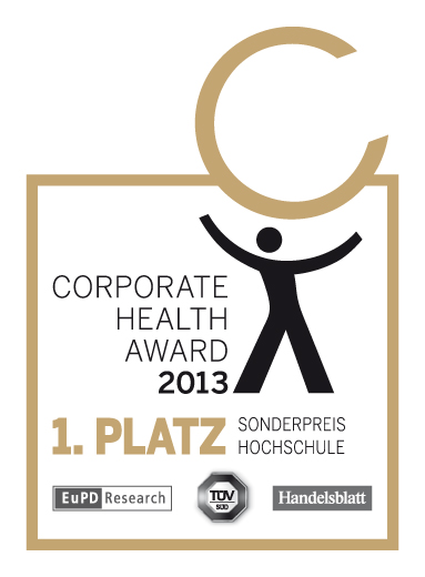 Corporate Health Award 2013, Sonderpreis Hochschule