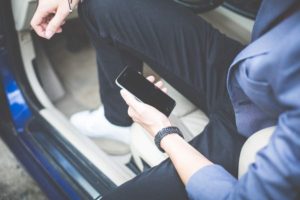 Straßenverkehr, Smartphones, Autofahrer